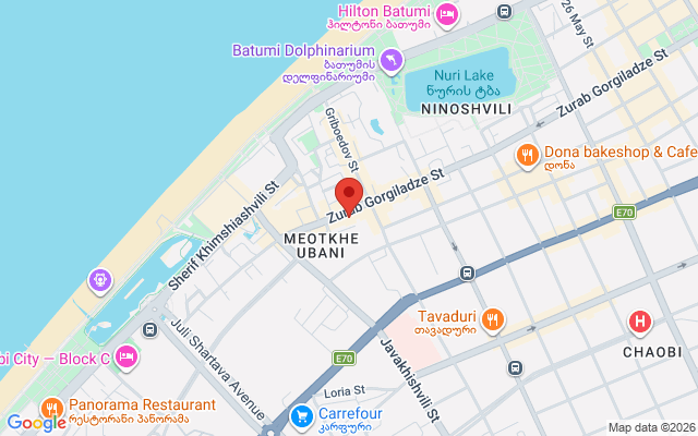 Карта расположения