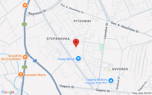 Карта расположения