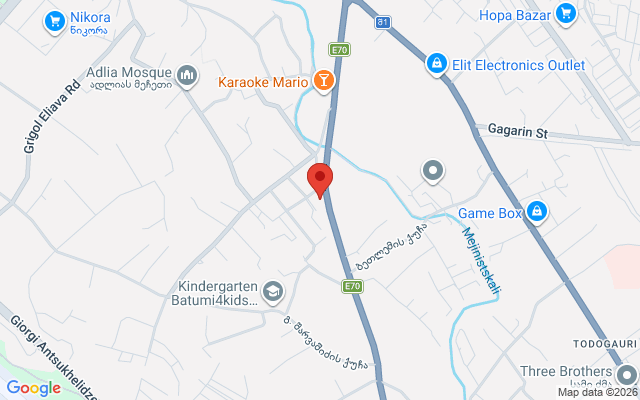 Карта расположения