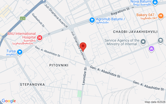 Карта расположения