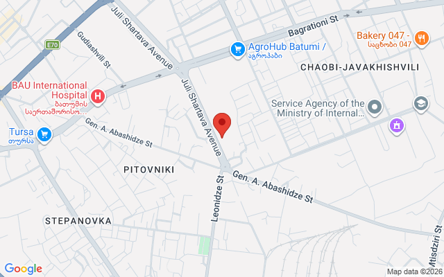 Карта расположения