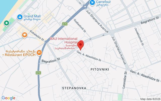 Карта расположения