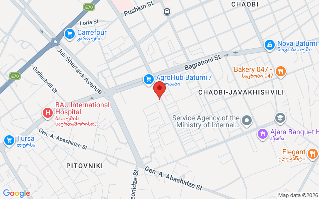 Карта расположения