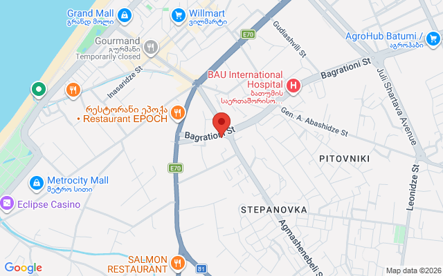 Карта расположения