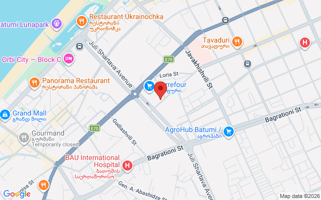 Карта расположения