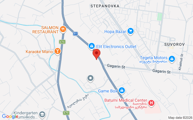 Карта расположения