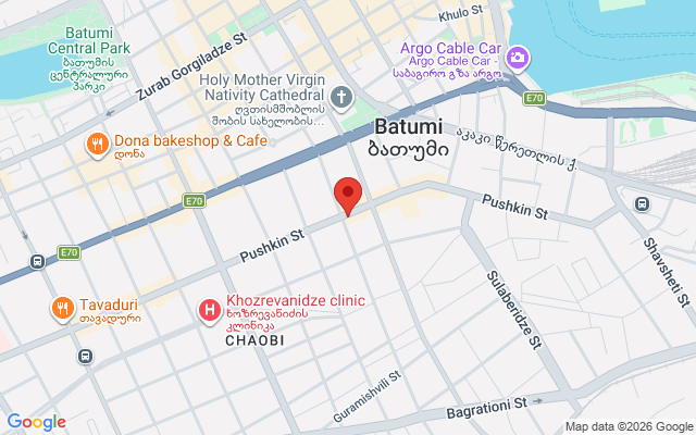 Карта расположения