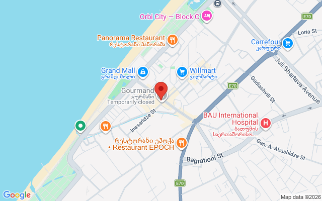 Карта расположения