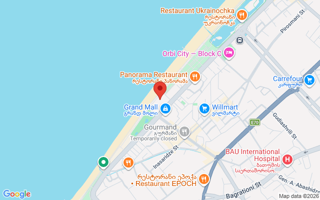 Карта расположения