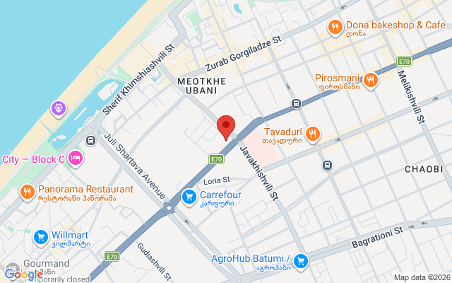 Карта расположения