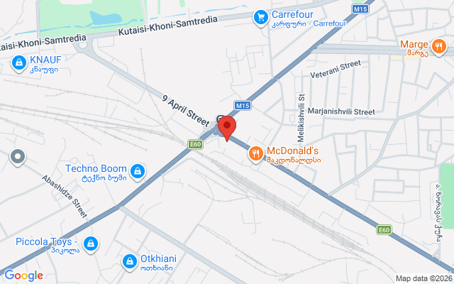Карта расположения