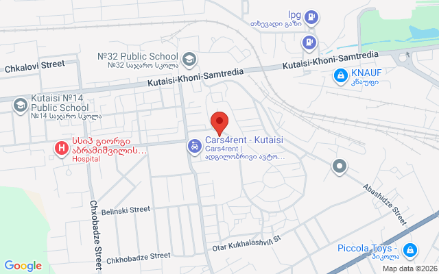 Карта расположения