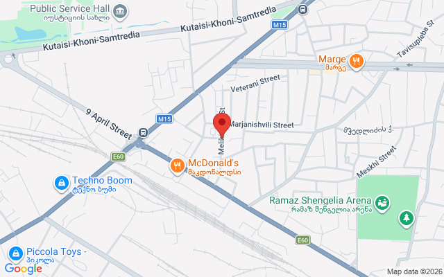 Карта расположения
