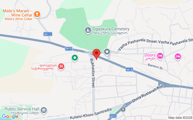 Карта расположения