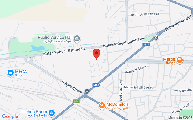 Карта расположения