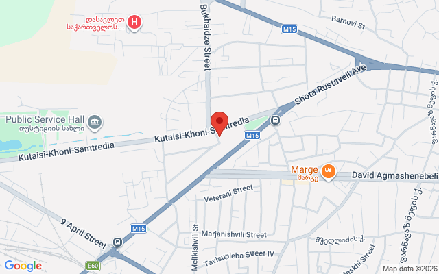 Карта расположения