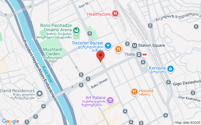 Карта расположения