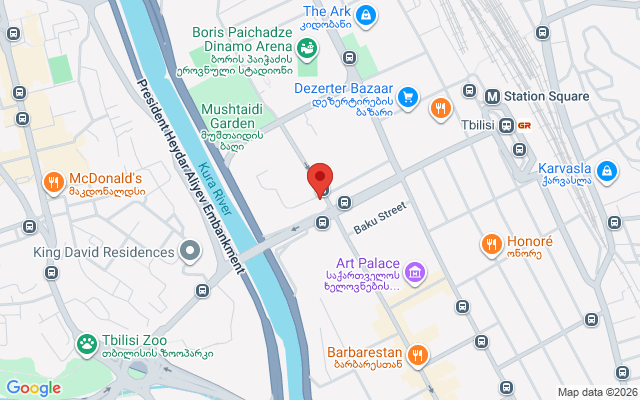 Карта расположения