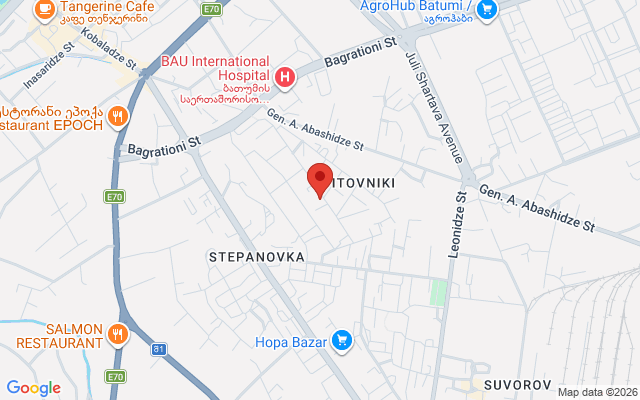Карта расположения