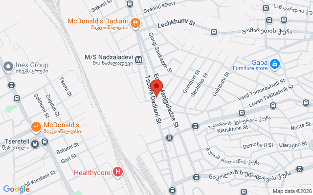 Карта расположения