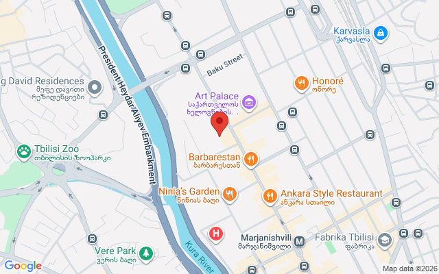 Карта расположения