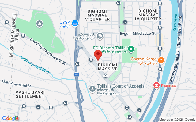 Карта расположения