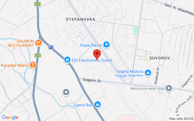 Карта расположения