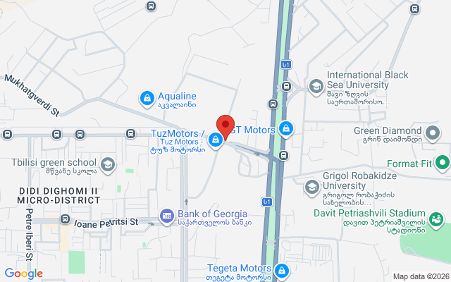 Карта расположения