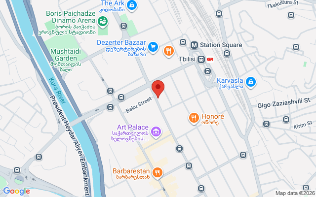 Карта расположения