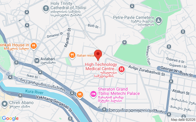 Карта расположения