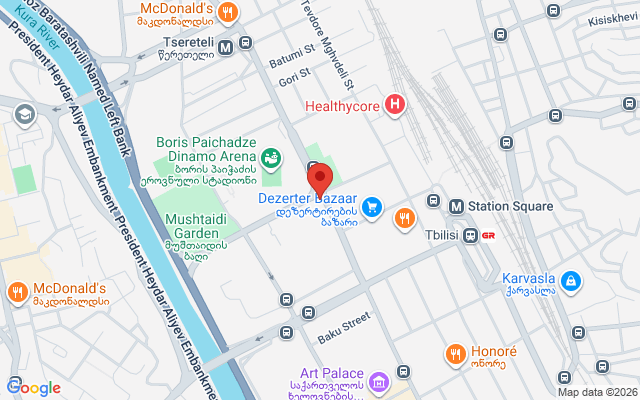 Карта расположения