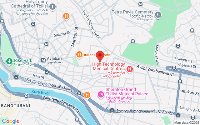 Карта расположения