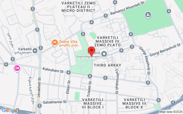 Карта расположения
