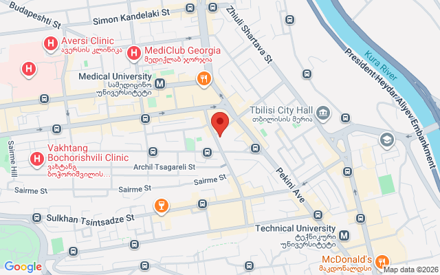 Карта расположения