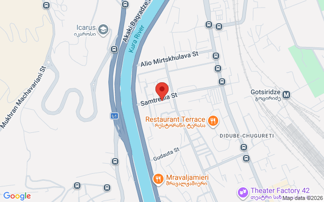 Карта расположения