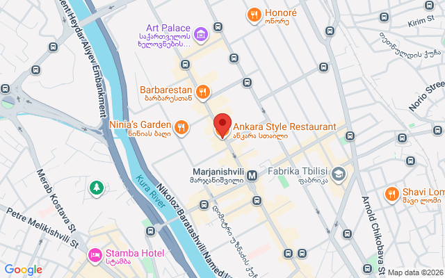 Карта расположения