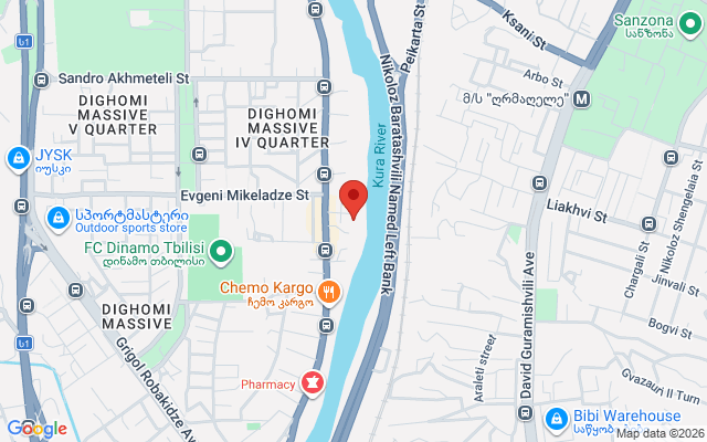 Карта расположения