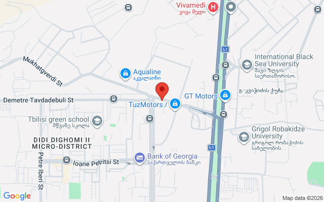 Карта расположения