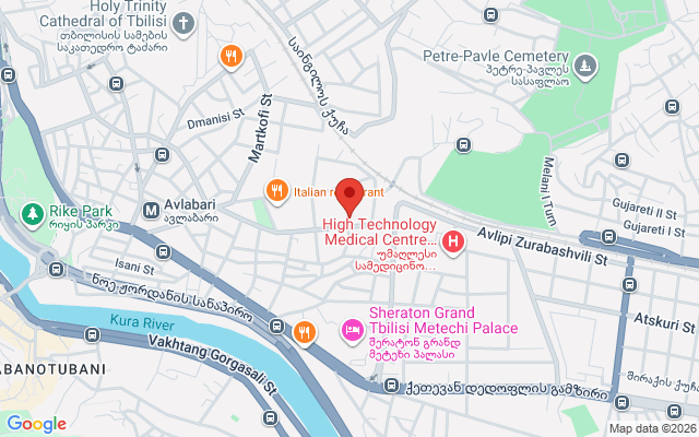 Карта расположения