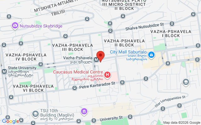 Карта расположения