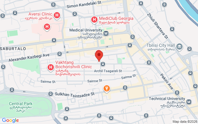 Карта расположения