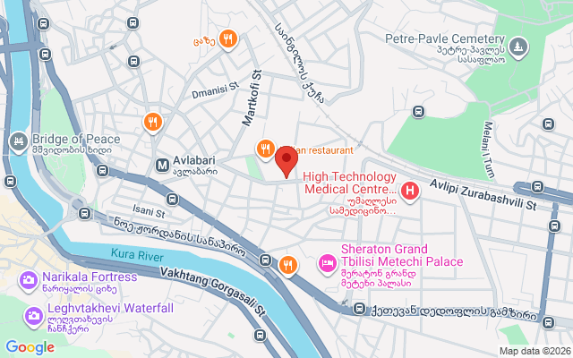 Карта расположения