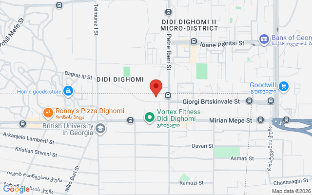 Карта расположения
