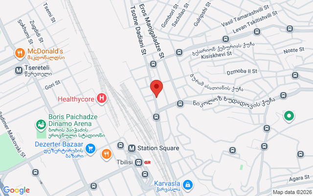 Карта расположения