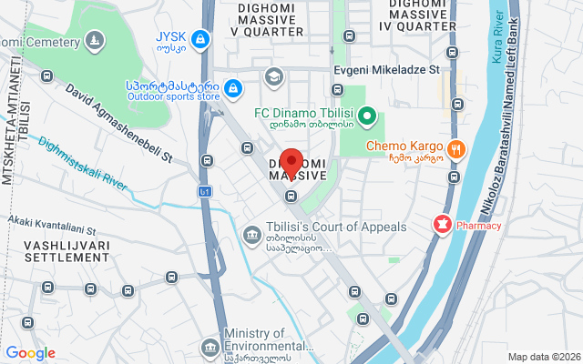 Карта расположения