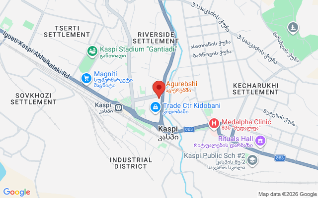 Карта расположения