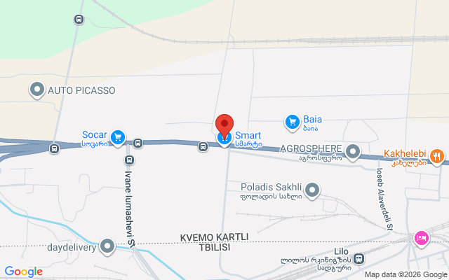 Карта расположения
