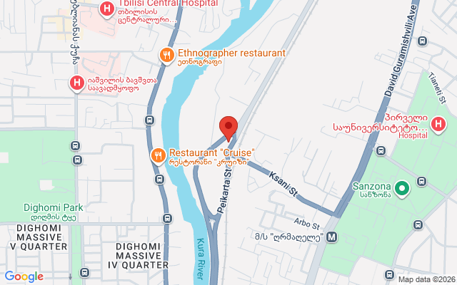 Карта расположения