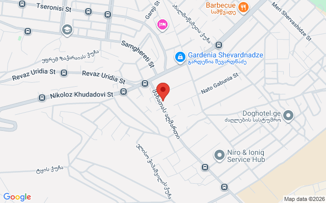 Карта расположения