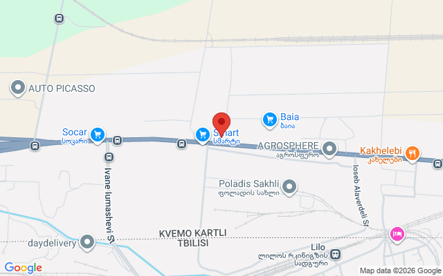 Карта расположения